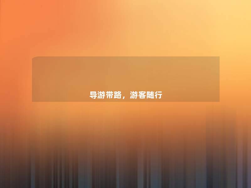 导游带路，游客随行