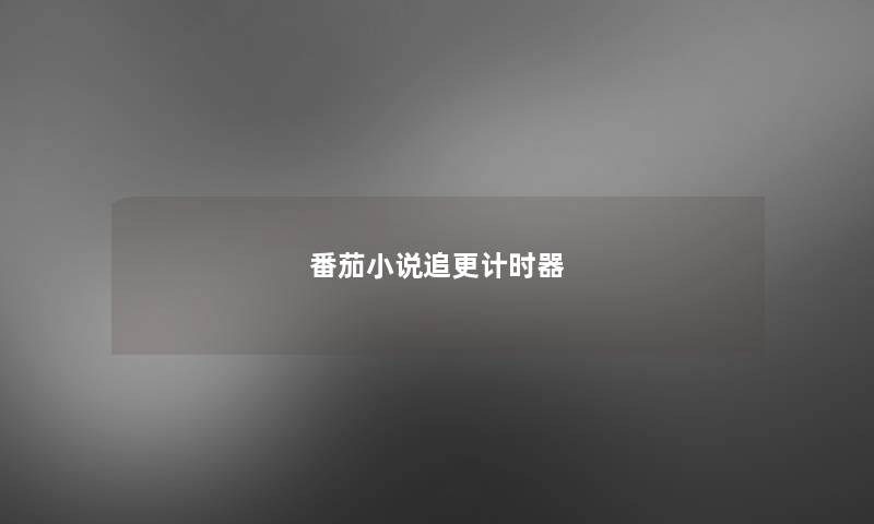 番茄小说追更计时器 番茄小说追更计时器